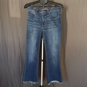 Madewell Cali Demi-Boot Classic Blue Denim Women's Jeans